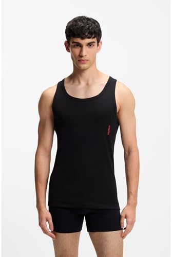HUGO Herren Twin Pack Tank Top, Black1, XL EU – Ansicht 2