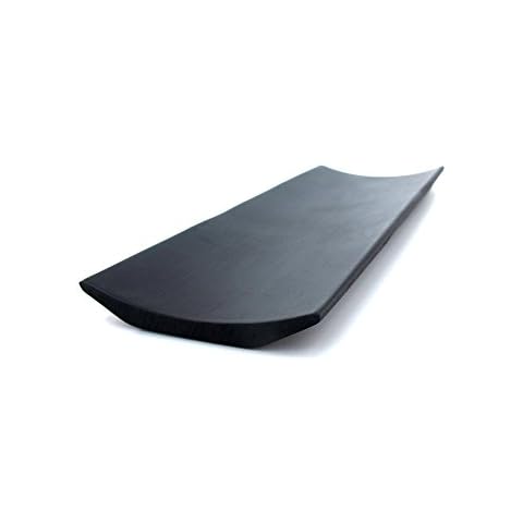 10 Reusable Bamboo Black Sushi Serving Trays Cover