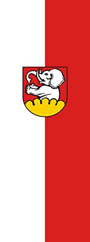 Drapeau Wiesensteig vertical de 6m² au format portrait grand format 400x150cm - 2