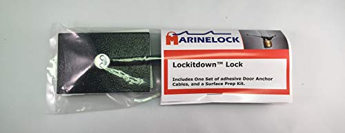 Refrigerator Door Lock Kit - NO PADLOCK (Black)