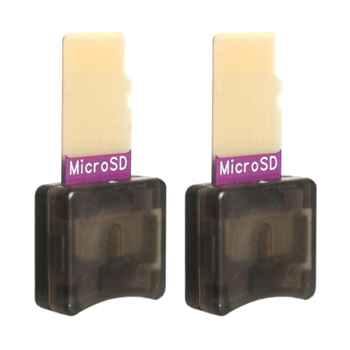 PinQiongZhe Micro SD/TF Memory Card Male-to-Female Extension Adapter with Housing Expansion Test Tool Compatible with Car GPS, Raspberry Pi and 3D Printers