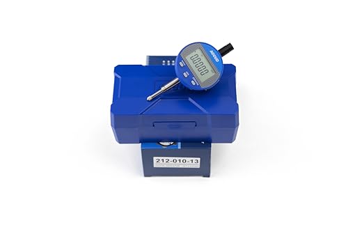 ACCUD Digital Indicator 0.5''/12,7mm | Digital Probe Indicator Dial Test Gauge High Resolution: 0.0005''/0.01mm - with spare flat back