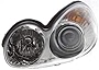 Evan Fischer Headlight Assembly Compatible with 2002-2005 Hyundai Sonata Halogen Driver Side