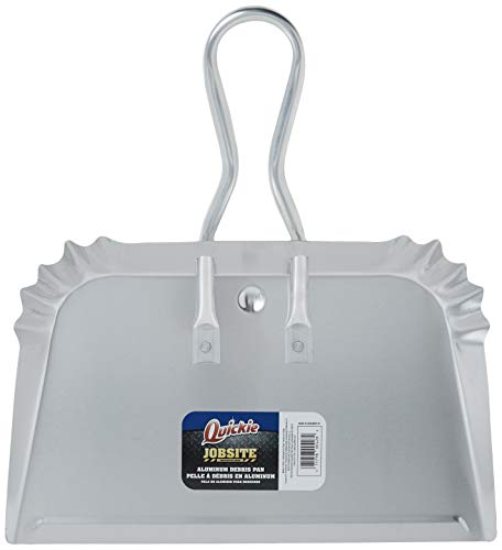Quickie Heavy Duty Aluminum Dustpan, 17-Inch, Precision Edge, Does Not Bend Or Chip, For Outdoor/Indoor/Kitchen/Office/Lobby #TOP5