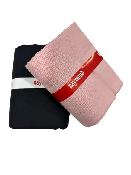 Image of Raymond Men's Premium Shirt & Trouser Fabric Combo | Unstitched Cotton Blend | Formal & Office Wear Fabric Set