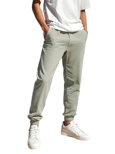 Image of Bewakoof Men's Solid Regular Fit Cotton Joggers
