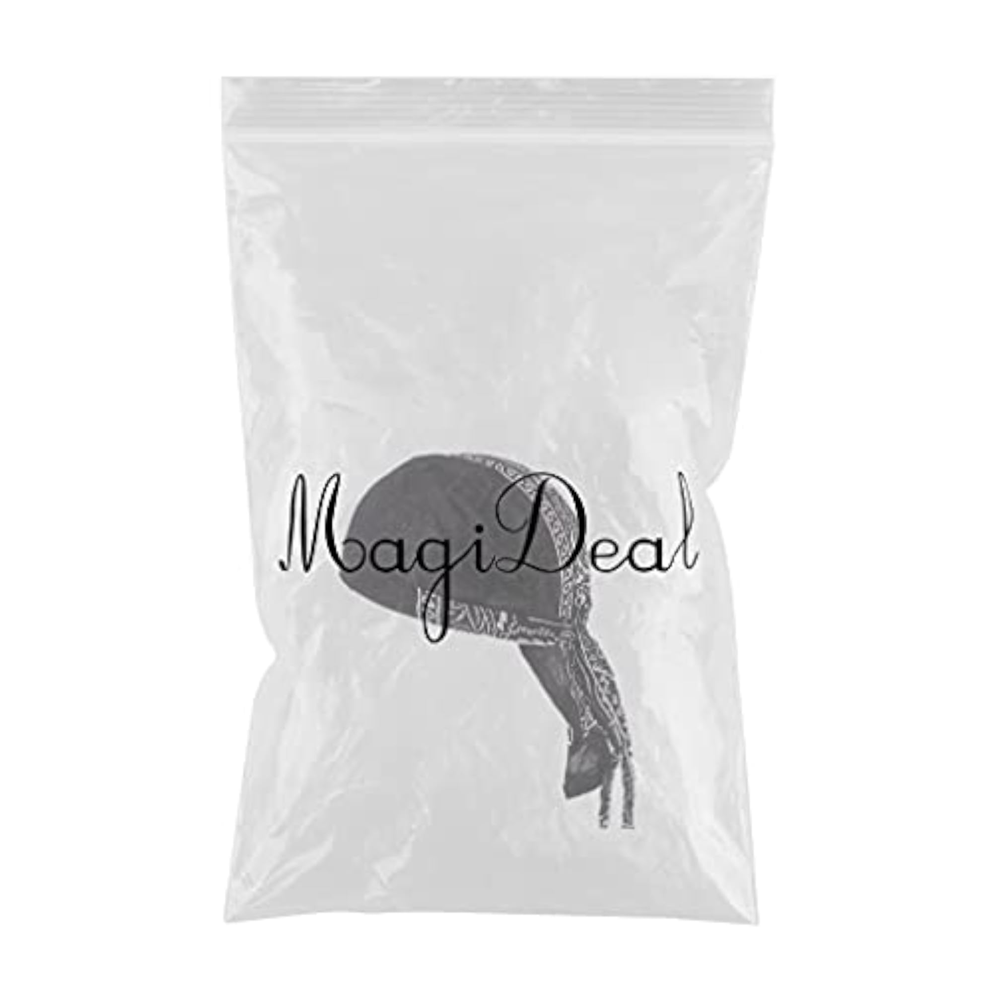 Durag Skull Cap, Black Hair Loss Head Scarf