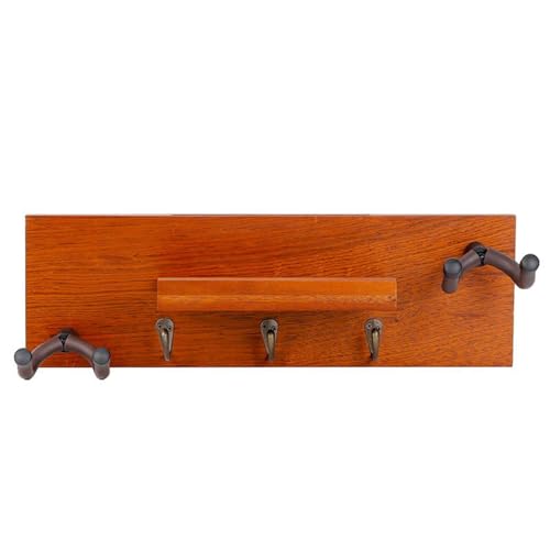 Generisch Soporte de pared para guitarras | Almacenamiento de madera para guitarras eléctricas | Ukeleles con bajo almacenamiento para salón y estudio de música