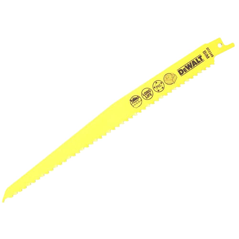 DEWALT Profesjonalny Brzeszczot sable bi-metal 228 mm dla profesjonalistów i majsterkowiczów do pracy profesjonalnej 228 mm