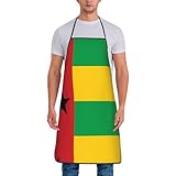 WSSYYBF Schürze mit Flagge von Guinea-Bissau, wasserabweisendes Polyester, Frontdruck-Design für Küche, Profi, Grill