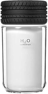 lndytq Humidificateur d'air créatif Diffuseur d'eau à Brume fraîche USB avec lumière LED à Changement de Couleur 250ML Petit humidificateur à ultrasons pour pneus (Couleur: Rose)