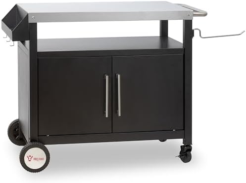 BBQ-TORO Carrito para Barbacoa | 103,5 x 59 x 81 cm | Mesa Auxili...