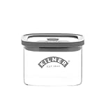 Kilner Fresh Storage 500ml Airtight Glass Container Durable Vacuum Seal Lid | BPA-Free Jar for Food Storage, Nuts, Dried Fruit, Snacks, Pantry Organisation
