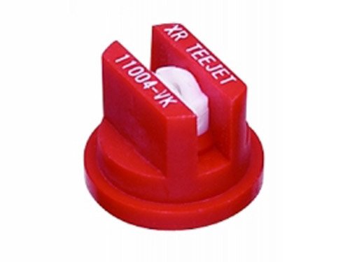 TeeJet XR11004-VK Extended Range Spray Tip, 0.18-0.37 GPM, 30-60 psi, Ceramic - Red