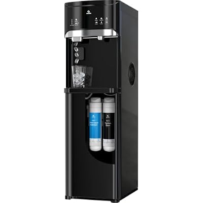 Avalon Bottleless Water Cooler Water Dispenser with Bullet Ice, 22 LBS Per Day, 3 Temperature Settings, Dual NSF Filtration, Electronic Display, Indicator Lights, ETL Listed