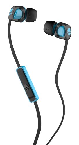 Skullcandy Smokin' Buds 2 with Mic1, Black/Hot Blue (S2PGFY-312)