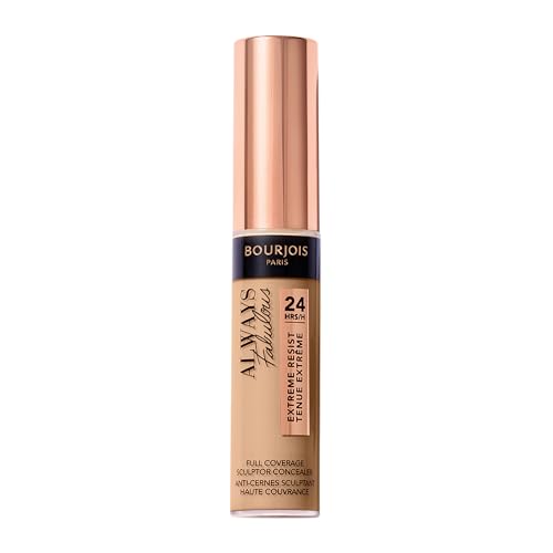 Image of Bourjois Always Fabulous Concealer, Light Sand, Liquid, High Coverage, 24h Hold, Hyaluronic Acid, 10 ml