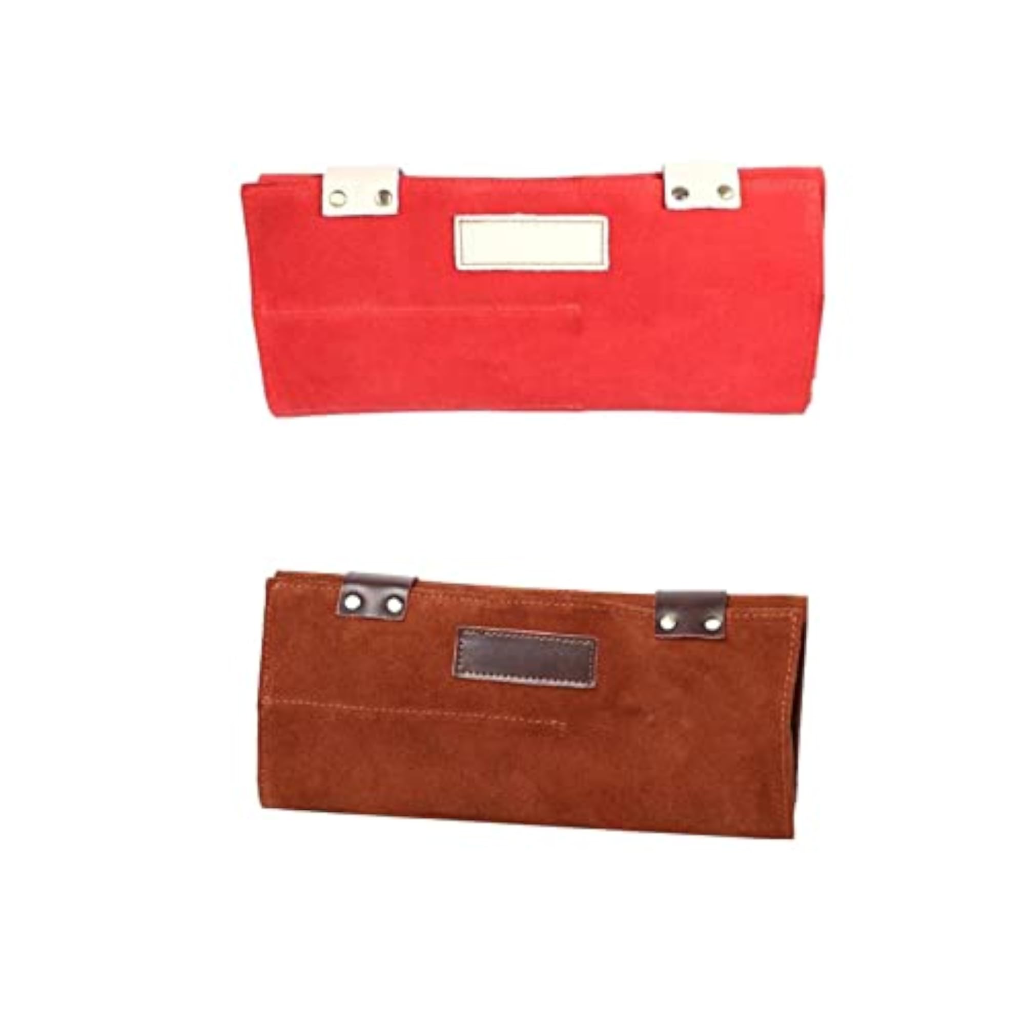 Barber Hairdressing Tools Holder Pouch, 2x Orange and Red
