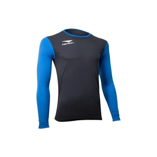 Camisa Penalty Delta Goleiro Manga Longa Juvenil Preta