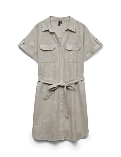 Robe courte femme style robe chemise Vero Moda légère pour le quotidien