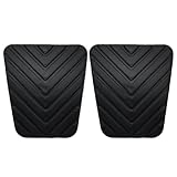 Mejora la apariencia y la comodidad del vehículo Estas almohadillas de pedal no solo mejoran la seguridad y el rendimiento, sino que también mejoran la estética del interior de su automóvil.