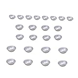 Homoyoyo 24 Stück Teiliges Halbkreis Badebomben Badeform für DIY Badezusätze Einfache Herstellung...