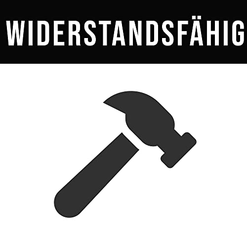 Mitführen von Hunden verboten, Verbotszeichen: P021 - DIN EN ISO 7010 / ASR A1.3 - Aufkleber: Ø 10 cm, 4 Stück