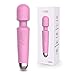 Produktbild Massage Wand Massagestab kabelloser elektrisch - 20 Verschiedene Vibrationsarten 9 Geschwindigkeiten USB Wiederaufladbar