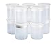 32562 Starter Kit Chrome Outer Beaker Holder with 10 Synthetic Clear Beakers Compatible with Pacojet 32562