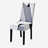 【Élastique et ajusté】La housse de chaise ne se décolore pas, ne bouloche pas facilement, est durable. Ces grandes housses de chaise peuvent être facilement mises et maintenues en place et s'adaptent à la plupart des tailles de chaise.
