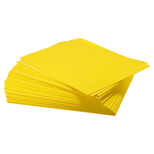 Image of uxcell EVA Foam Sheets Yellow 12 Inch x 9 Inch 2mm Thickness for Crafts DIY Pack of 30