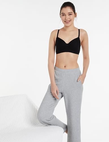 Image of Amazon Brand - Symbol Women Cotton Stretch Padded Wire Free Medium Coverage T-Shirt Bra