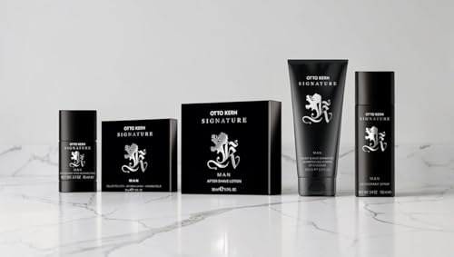 Otto Kern SIGNATURE MAN 5 tlg. XXL Duft & Pflegeset mit Hair & Body Shampoo, Deodorant Spray, Eau de Toilette Spray, After Shave Lotion und Deodorant Stick