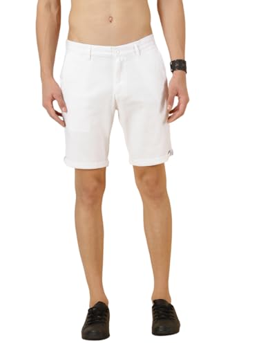 Image of Thomas Scott Men's | Solid | Chino Shorts | Regular Fit | 100% Cotton | Above Knee | Casual Short