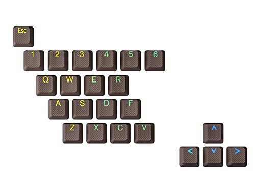 Ranked Rubber Keycap Set | Double Shot Translucent | OEM Profile ...