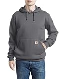 Carhartt Men's Midweight Sweatshirt Hooded Pullover Original Fit K121,Charcoal Heather,X-Large