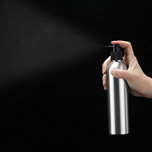 Irenare 24 Pcs Small Spray Bottles Aluminum Fine Mist Spray Bottles Bulk Metal Essential Oil Storage for Perfume Toner Liquid Refillable Pump Vials Atomizer Containers for Room Travel(8 Oz)3