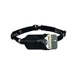 SPIbelt Running Belt for Women Men, Phone Holder for Running, Running Fanny Pack, Holder for Phone, Running Waist Pack, Adjustable Waist, [Fits All Phones]. Black with Black Zipper