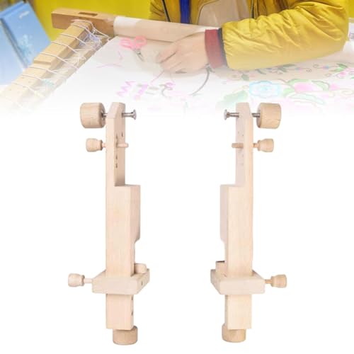 Soporte de madera para bastidor de bordado que alivia el dolor de espalda 6