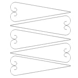 piquet porte guirlande Métal : fabriqués en métal robuste, ces crochets sont conçus pour résister aux conditions extérieures et offrent une grande durabilité. ils peuvent également servir de piquet de jardin ou de porte-étiquettes pour herbes aromatiques