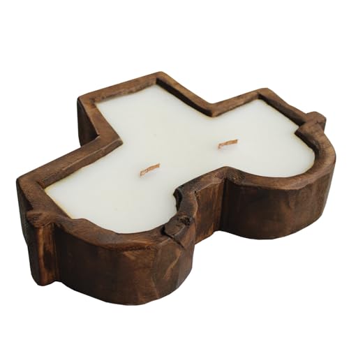 Image of McCall's Candles | Plowed Earth | Rustic Tractor-Shaped Bread Bowl Candle | Multi-Wick with Crackling Wooden Wicks | USA-Poured Wax | Farmhouse Decor