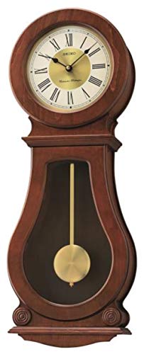 Seiko Circular & Classic Wall Clock with Pendulum and Chime