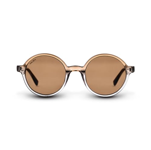 Image of HALDEN inchCOMET inch Series Sunglasses - Italian Sophistication & Japanese Precision in Classic Round Design, 1-Year Warranty