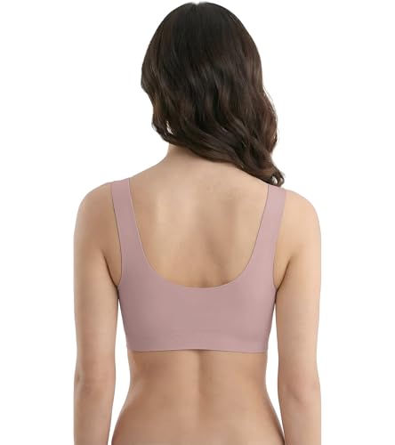 Image of DClub Comfort Revolution Seamless Bra -Easy lite Full-Coverage Wireless Everyday Bra with Soft Comfort with Removable Pad.