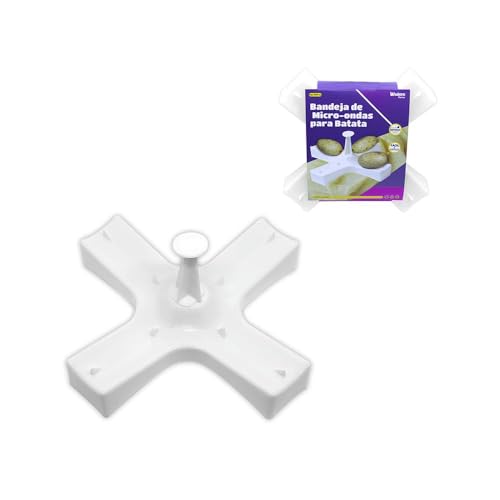 generic, Kit 2 Bandeja Batatas Para Fazer No Micro-ondas 18,5x18,5CM