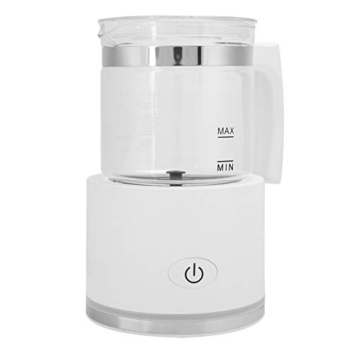 Milchaufschäumer, Elektrischer Milchaufschäumer und Dampfgarer mit Zwei Temperaturmodi, Unabhängiger Leistungsbasis und…