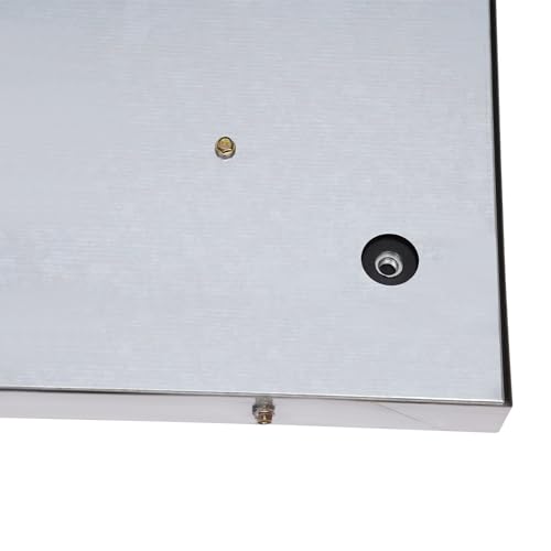 Báscula digital de alta capacidad 1100 lb plataforma inox 103x53 cm miniatura 3