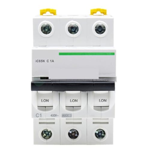Disjoncteur MCB iC65N 3P C1A A9F18301 Type C pour protection de circuit
