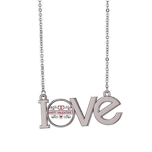 Collier Valentine's Day rouge noir M : sublimez un décolleté terne