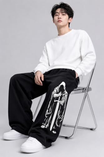 Image of Men Baggy Regular Fit Track Pants